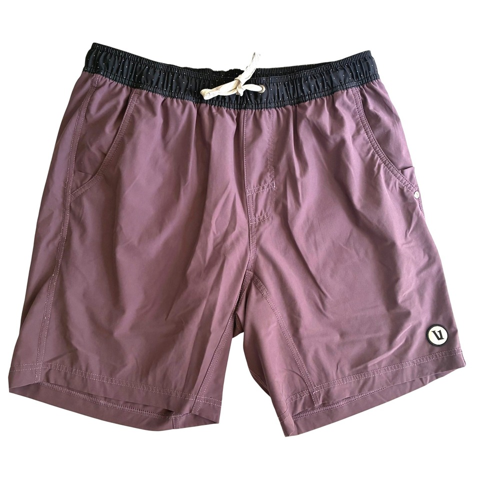 Vuori Kore Shorts Mens Medium Purple Lined Athletic Running Performance Training